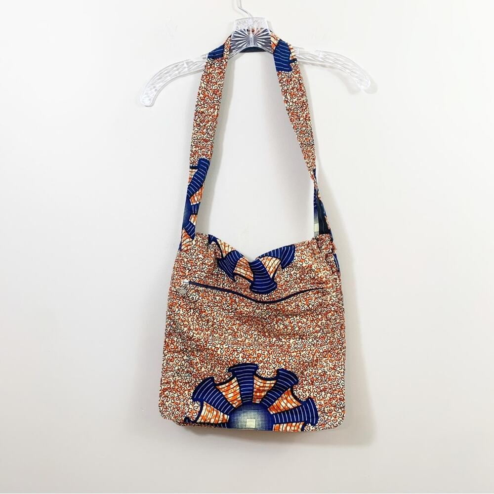 Boho Messager Navy/Orange Bag